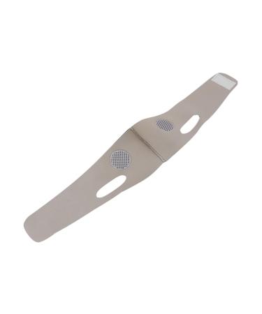 Baluue 1pc Thin Face Belt Tape Face Shaper Strap Lift Facial Slimming Strap -double Chin Mercerized Cloth 60X10.5X1cm Pink