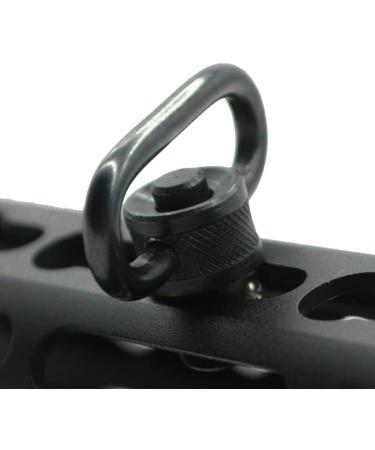 Tourbon 1 Quick Release Sling Mount Push Button QD Rifle Swivel - Black Pack of 2 | International Shipping Available - Buy Online on SooperMarket.com
