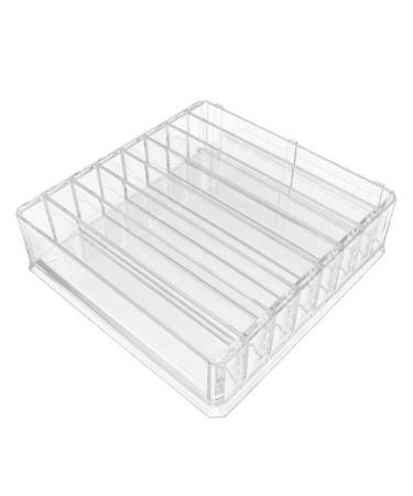 Jojomis 2X Acrylic 8 Slots Eyeshadow Blush Compact Powder Organizer Display Stand