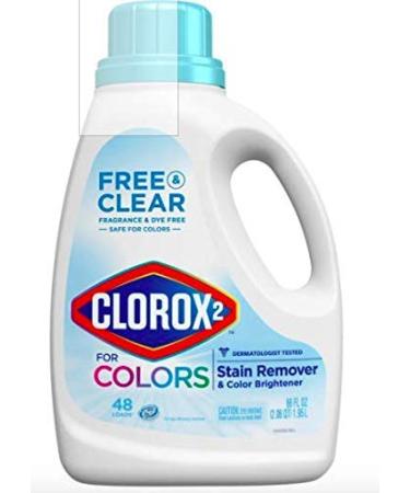 Clorox 2 Free & Clear Laundry Stain Remover and Color Booster (Pack of 2)