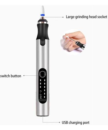 Dajidafu Electric Nail Drill Professional Adjustable Salon Manicure Pedicure Handheld Drilling Rotary Tool Wood Grinding Polishing - Buy Online on SooperMarket.com