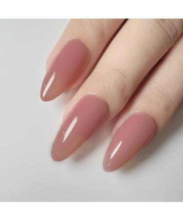 YTD Likomey Nude Gel Nail Polish 15ml - Rose Pink Translucent French Jelly Skin Tone UV Varnish - Buy Online on SooperMarket.com