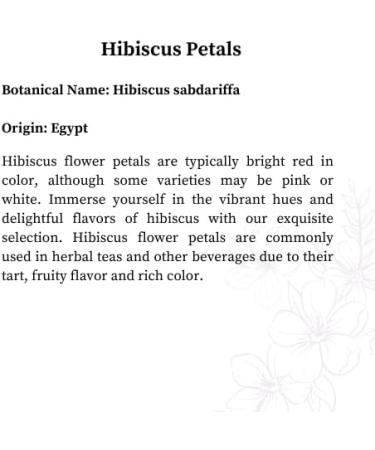 Hibiscus Flower Petals (114 G) - Buy Online on SooperMarket.com