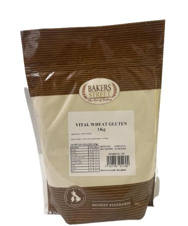 Bakers Street | Vital Wheat Gluten Flour 1Kg | Premium Quality | Bread Making