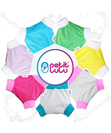 Petit Lulu Pull Up Cloth Nappy Wrap | Size M | Washable Diaper Wrap | Reusable Cloth Nappies | Made in Europe (Yellow) - Buy Online on SooperMarket.com