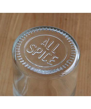 18 Pack 4oz Glass Spice Jars - AllSpice Set for Kitchen Storage - Buy Online on SooperMarket.com