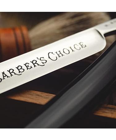 B ker Manufaktur Solingen Barber's Choice Razor - Durable Carbon Steel Blade & Classic Black Handle for Smooth Shaving - Buy Online on SooperMarket.com