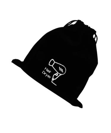 Gogogmee Flannel Hair Dryer Bag Hair Dryer Storage Hair Tool Travel Bag Travel Bag for Blow Dryer and Hair Tools Hair Dryer Bag for Travel Hair Tools Travel Bag Drawstring Bag