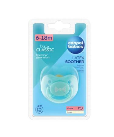 Canpol Baby Pacifier - Latex 6-18 Months Pastel | Safe & Comfortable Soothing for Infants - Buy Online on SooperMarket.com