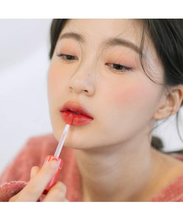 rom&nd Juicy Lasting Tint No.09 Litchi Coral - Vivid Glossy Lip Tint for Long-Lasting Moisturizing & Natural Beauty | K-Beauty | 5.5g/0.2oz - Buy Online on SooperMarket.com