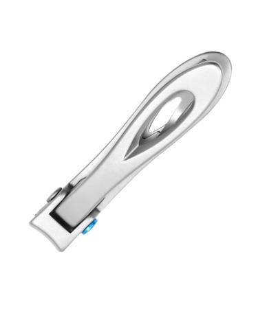 Nail Clippers Nail Clippers Stainless Steel Nail Clippers Manicure Clippers Thick Nail Clippers Toenail Clippers (Color : Silver-L)