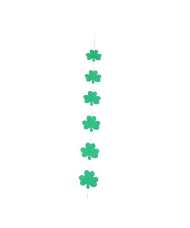 ABOOFAN Decor St. Patricks Day Irish Day Linen Banner Irish Party Hanging Pendant Ornament Ireland Flash