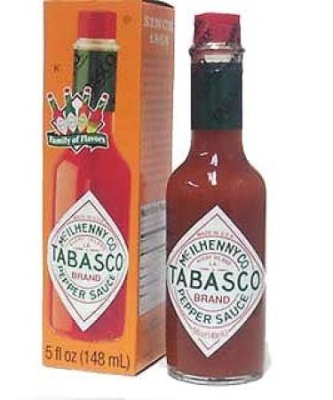 Tabasco Brand Pepper Sauce - Original Red 5oz. Pack of 2