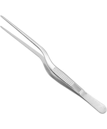Asukohu Professional Stainless Steel Medical Tweezers Ear-Pick Tool Bending Tweezers for Ear Cleaning and Care Bend Tweezers - Buy Online on SooperMarket.com