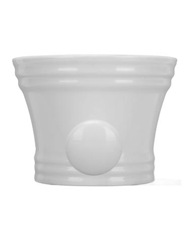 Razor Cup for Shaving Foam & Soap - Portable Plastic Shaving Bowl with Handle for Men | Great Capacity for Home & Travel - Buy Online on SooperMarket.com