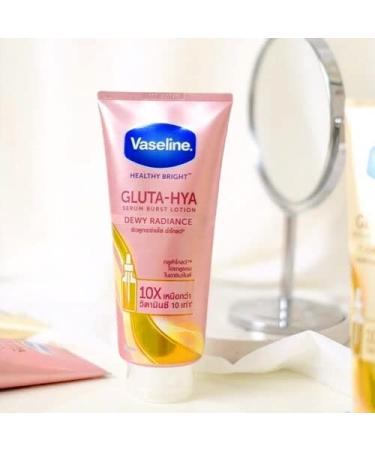 Vaseline Gluta-Hya Dewy Radiance Serum Burst Body Lotion 300ml - White - 10.14 Fl Oz - Buy Online on SooperMarket.com