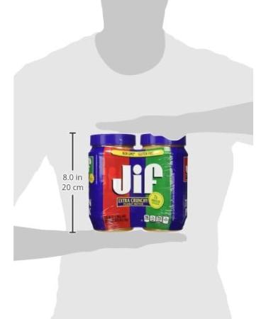 JIF Extra Crunchy Peanut Butter Twin Pack Wxtra Crunchy 2 X 48 Oz Net Wt 96 Oz 96 Ounces - Buy Online on SooperMarket.com