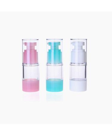 Lurrose Vacuum Container 3PCS 15/30/50ml Airless Pump Bottles Press Pump Cosmetics Container Essence Cleanser Emulsion Storage Dispenser for Travel Travel Spray Bottle Green - Buy Online on SooperMarket.com