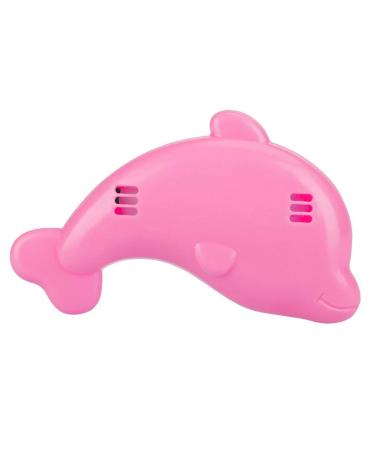 Cute Dolphin Bath Thermometer for Baby - Water Safety Measurement & Indoor Temperature (Rose Red Dolphin - Buy Online on SooperMarket.com