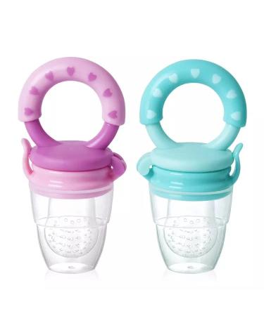 Mesh Baby Pacifier Feeder BPA Free Silicone (Pink)