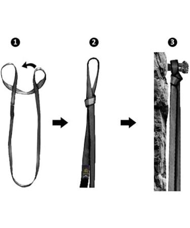 KAILAS 16mm Nylon Climbing Sling 22KN - Black 60cm - Buy Online on SooperMarket.com