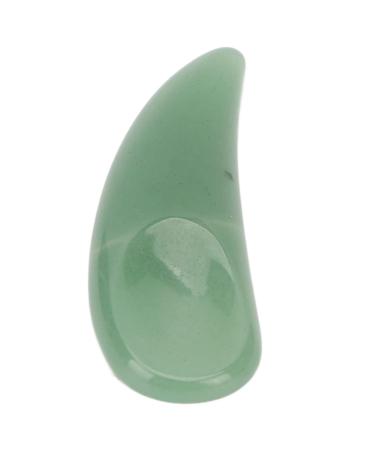 Curved Mini Makeup Eye Cream Spatula Scoop Tool - Gua Sha Tool for Cosmetics (Green) | International Shipping Available - Buy Online on SooperMarket.com
