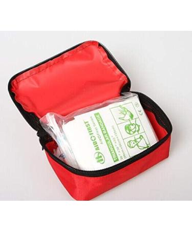 Jipemtra Red First Aid Bag - Compact & Portable Emergency Rescue Pouch for Home, Car, Office & Outdoor Activities - Buy Online on SooperMarket.com