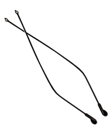RANARA glasses end tips replacement glasses legs glasses accessories 1 pair of glasses temples made of metal glasses temple replacement black