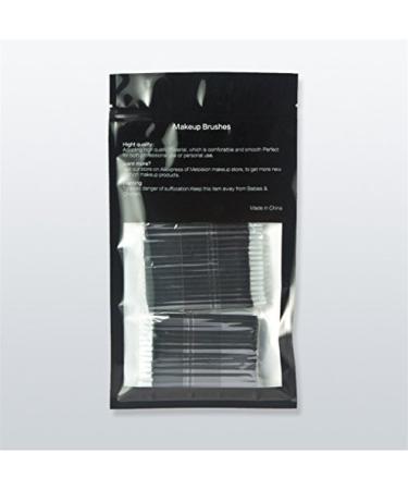100 Pcs Disposable Makeup Lip Brushes - Soft Lipstick & Lip Gloss Applicators | Black Cosmetic Wands for Perfect Lips - Buy Online on SooperMarket.com