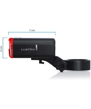 Luxtra Bicycle Lamps Set - 40 Lux Eco STVZO Compatible Front & Rear Light | Battery-Operated Bicycle Accessories for Safe Riding - Buy Online on SooperMarket.com
