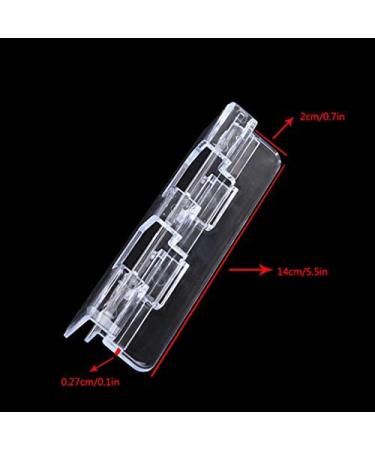 2Pcs Universal Glass Cover Clips for Fish Tanks - 6mm/8mm/10mm Sizes - Acrylic Holders for Rimless Aquariums - Buy Online on SooperMarket.com