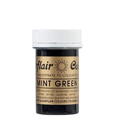 Sugarflair Mint Green Spectral Food Colouring Paste Highly Concentrated for Use with Sugar Pastes Buttercream Royal Icing or Cake Mix Vibrant Colour Dye - 25g