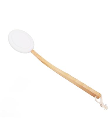 Lotion Applicator with 6 Replacement Heads - Long Handle Shower Back Scrubber for Men and Women - Professional Back Brush for Home Use - Buy Online on SooperMarket.com