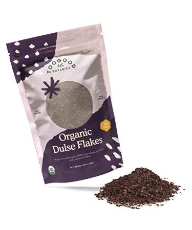 Natural Wild Harvested Dulse Flakes, Atlantic Canada, Dark Harbour, non-GMO, Rich in Iodine, Calcium (4 ounces)