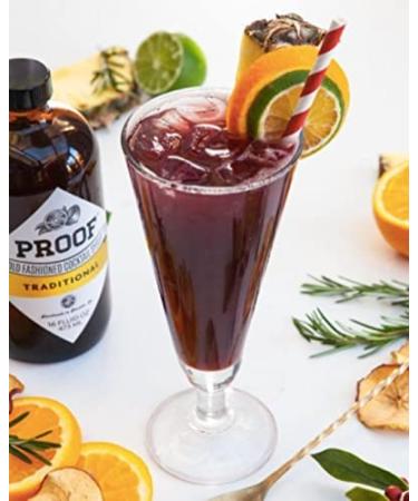 Proof Syrup Old Fashioned Cocktail Mixer (16 oz) | All-Natural Hand-Crafted Syrup with Real Bitters | Makes 32 Cocktails - Buy Online on SooperMarket.com