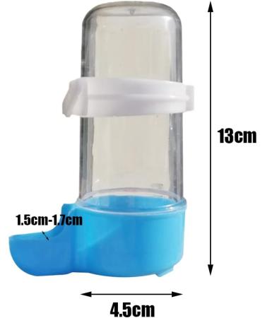 Pet Bird Cage Food Feeder Bird Water Bottle Parrot Automatic Water Feeder Water Drinker Food Feeder Waterer Clip Feeder Cage Accessories for Parrot Budgie Lovebirds Cockatiel Parakeet Cockatoo - Buy Online on SooperMarket.com