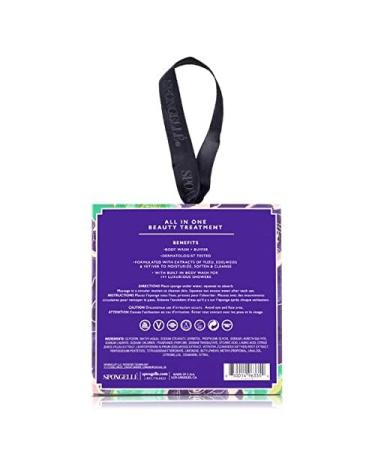 Shop Spongelle Violet Leaf - Body Wash Infused Buffer | Luxurious Body Care for All Skin Types - Buy Online on SooperMarket.com