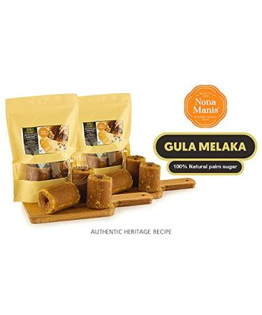Nona Manis Premium Quality Coconut Palm Sugar 500g - Authentic Gula Malacca from Malaysia (2 Packs) - Buy Online on SooperMarket.com