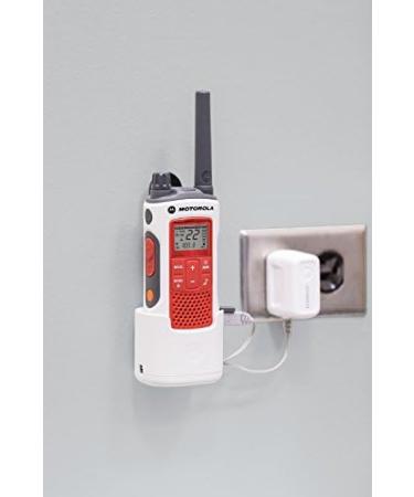 Motorola Solutions T480 Talkabout Rechargeable Emergency Preparedness Two-Way Radio Single Unit (Red/White) - Buy Online on SooperMarket.com