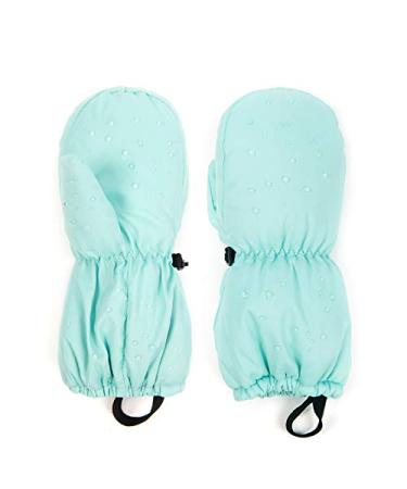 HIGHCAMP Baby Exclusive Winter Snow Ski Mitten Gloves Waterproof for Small Toddler Kids Boy Girl Cold Weather 2XS (2-3 Y) Aqua-i