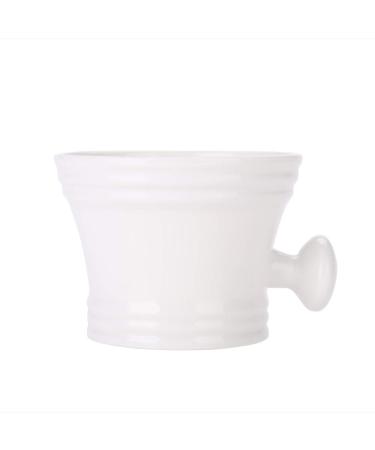 Durable Shaving Soap Mug Bowl for Easy Daily Use - Ideal for Men s Shaving Soap & Cream (White - Buy Online on SooperMarket.com