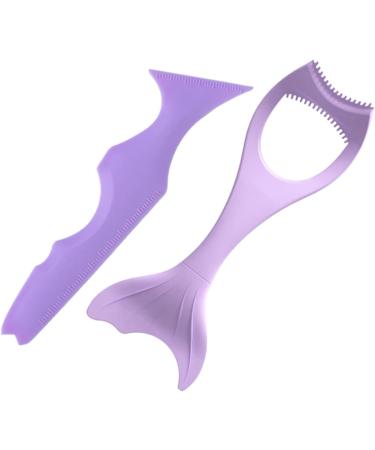 MAGICLULU 6 Pcs Silicone Eyeliner Make up Aid Make up Stencils Makeup Eyeliner Purple Cosmetic - Buy Online on SooperMarket.com