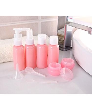 WOIWO 9-Piece Travel Kit - Plastic Spray Bottles Lotion Shampoo & Cosmetic Containers for International Shipping - Buy Online on SooperMarket.com