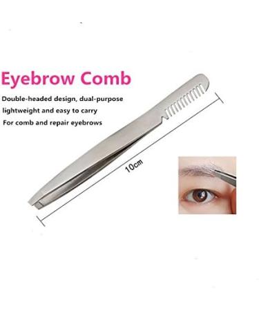 Yimart Professional Eyebrow Tweezer Set - Stainless Steel Eye Lashes Tweezers Kit for False Eyelash Extensions - 7Pcs Makeup Tool Set - Buy Online on SooperMarket.com