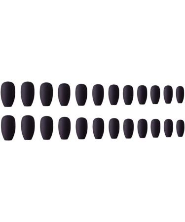 Dajidafu 1 Set Nails for Women Frosted Long Artificial Matte Fingernails Decals Wraps Full Cover Ballerina Gifts Manicure Kit Type 15 - Buy Online on SooperMarket.com