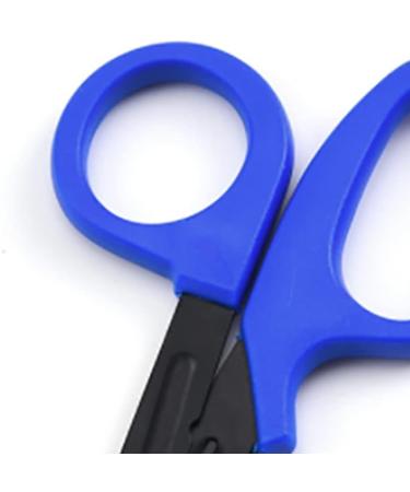 Versatile Medical Scissors - Stainless Steel & PP Plastic for Emergencies | Durable Blue Outdoor Camping Tool - Buy Online on SooperMarket.com