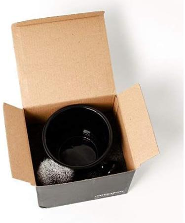 BENNY'S Shaving Brush & Bowl Gift Set - Luxury Quality Men's Grooming Kit for Travel - Ideal Men's Gift Idea - Buy Online on SooperMarket.com