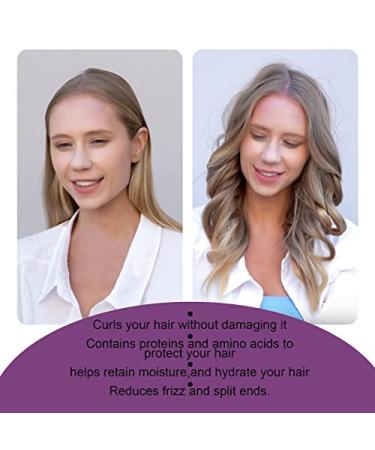 Heatless Silk Curling Band - Overnight DIY Curls for Long & Medium Hair | Locken Writer Hair Curler Set in Blue - Buy Online on SooperMarket.com