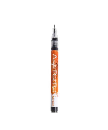 Yueci nail brush manicure colored pencil fast drying acrylic paint graffiti pen 1mm diy nail beauty tool suitable for acrylic / nature / gel nails one size black