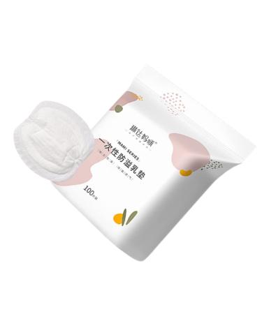 100 Pieces Breast Protectors Baby Stuff Mat Antigalactorrhea Absorbent Breast Pads Supplies Pregnant Woman Breast Milk Polymer